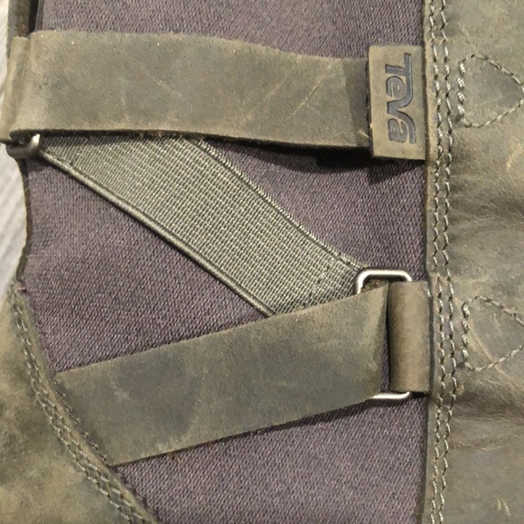 Waterproof Teva Boots Earthy Green - Picture 9 of 10